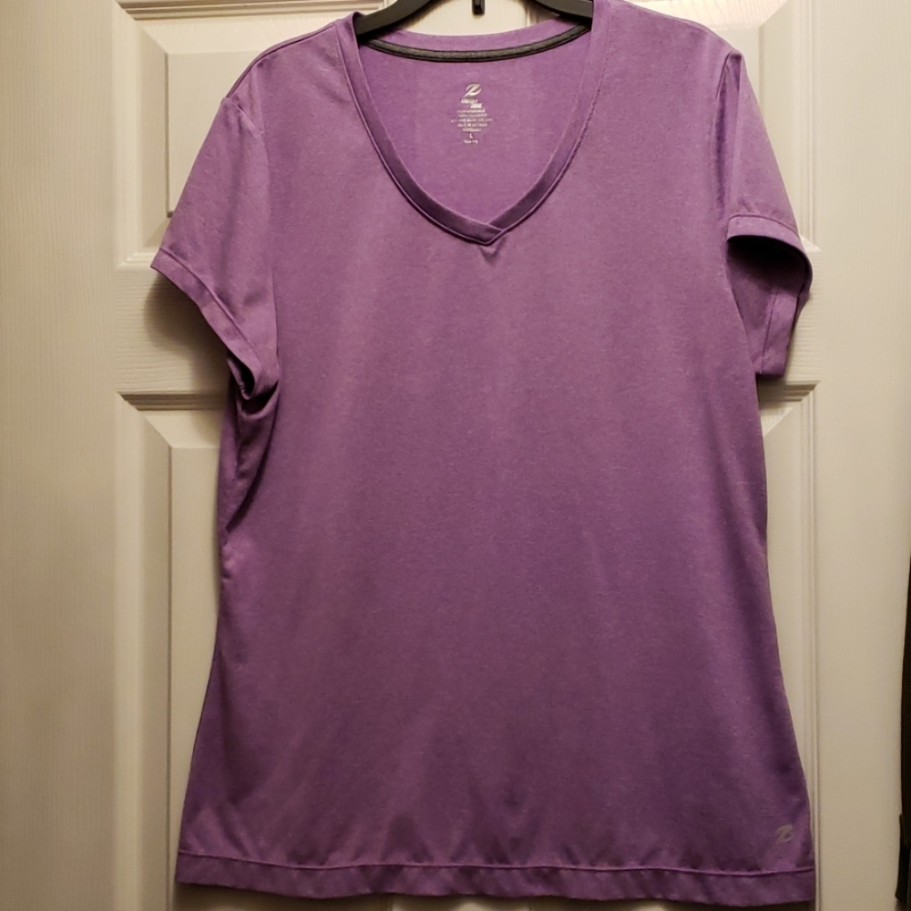 Energy Zone Speed Dry Purple Tee L